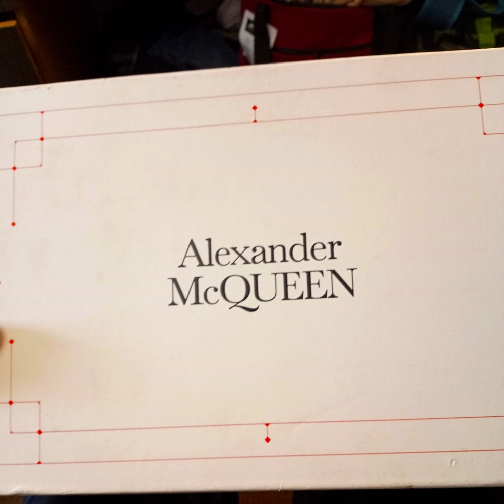Alexander McQueen black/white platform sneakers